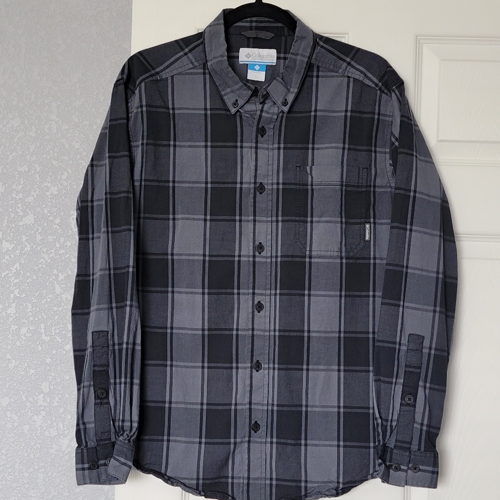 EUC! Columbia Plaid Button Down Shirt